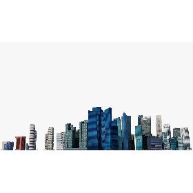 3D Singapore Central Skyscrappers